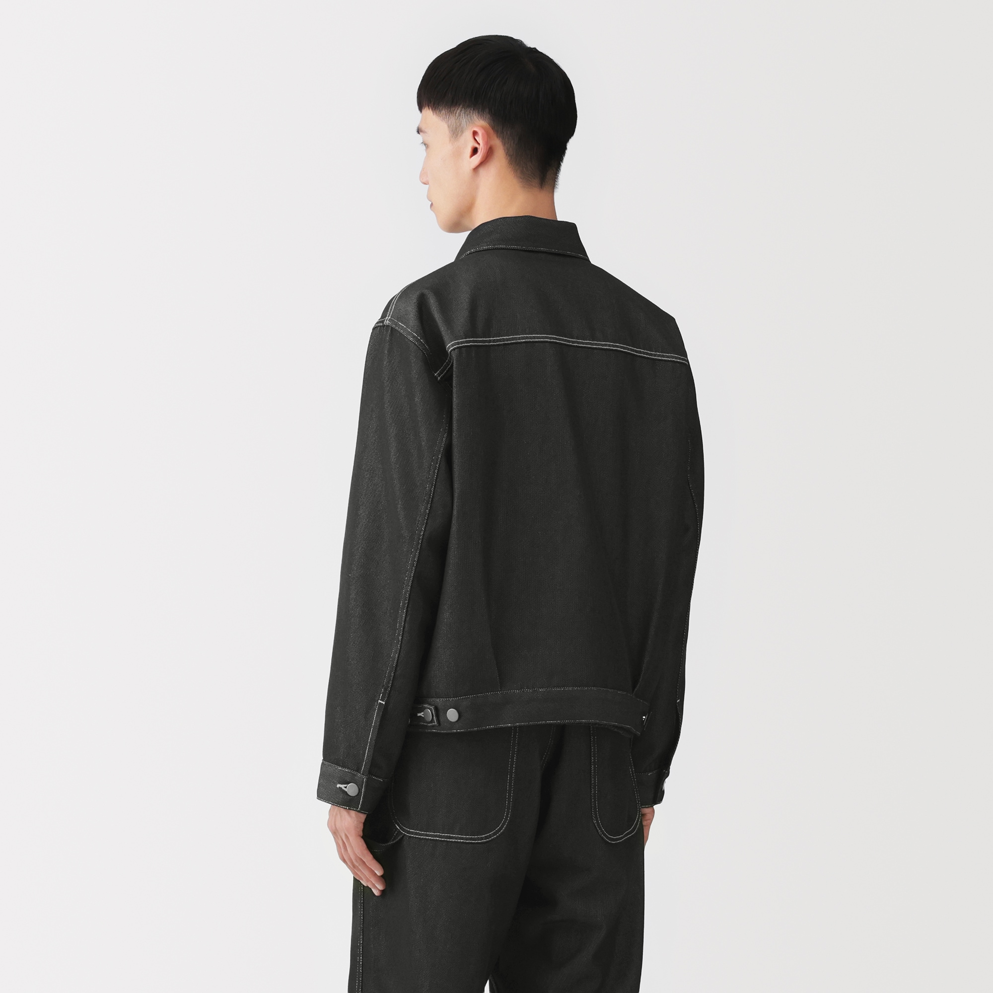 紳士 再生ポリエステルデニムジャケット | 無印良品