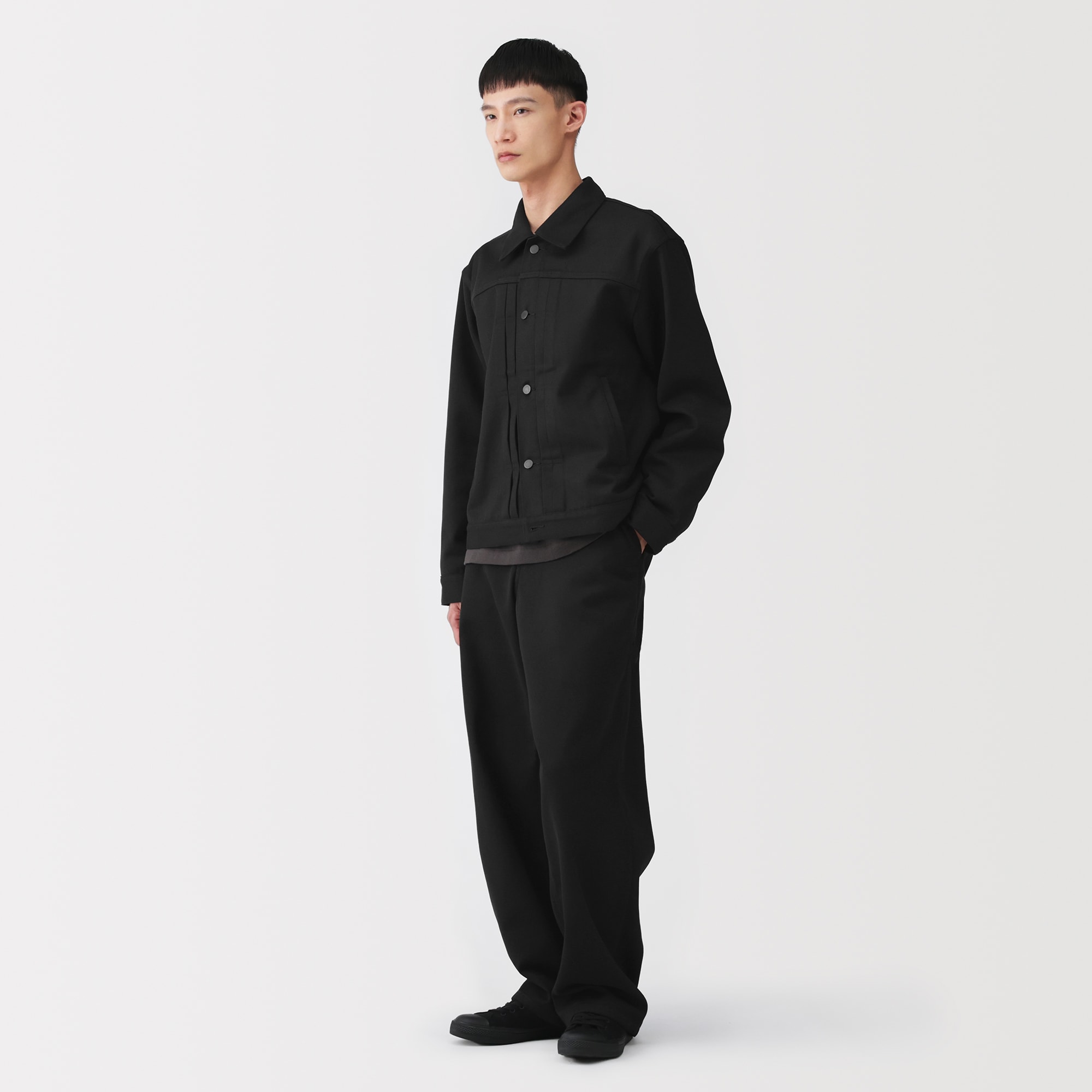 紳士 再生ポリエステルデニムジャケット | 無印良品