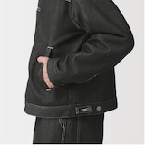 紳士　再生ポリエステルデニムジャケット