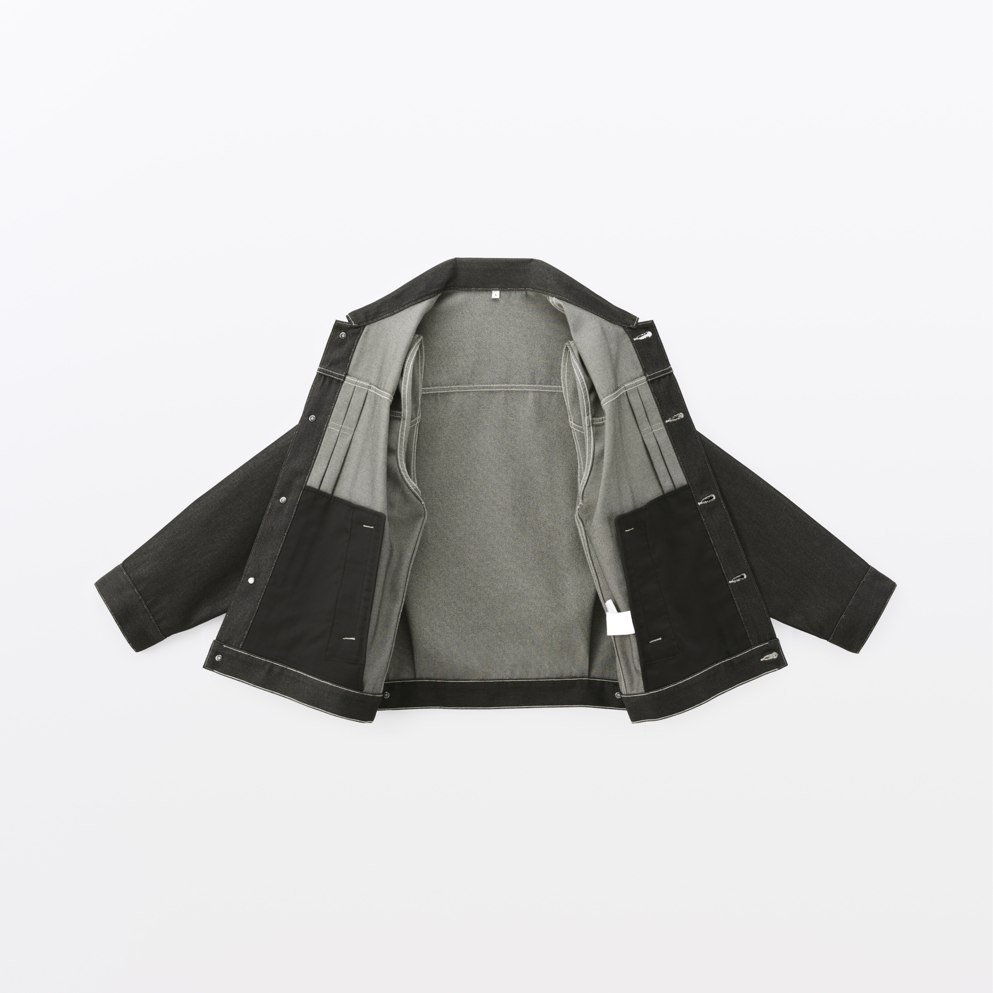 紳士　再生ポリエステルデニムジャケット