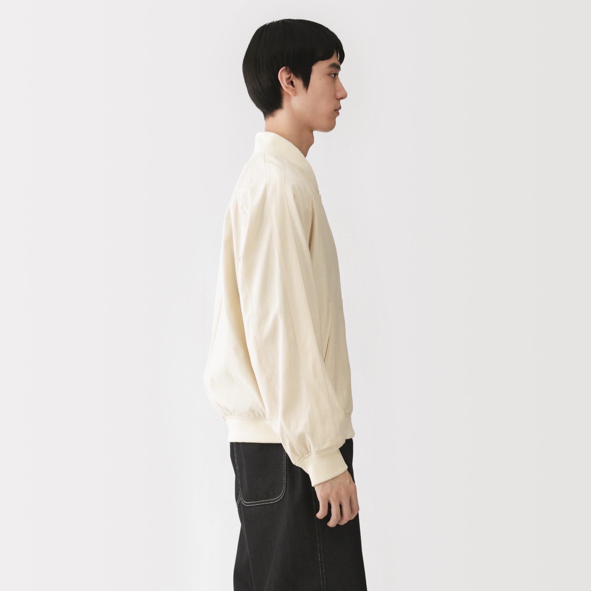 新品未使用品‼️⭐️MUJI Labo⭐️レーヨンコットン ショートブルゾⓂ️ 紳士 レーヨンコットン ショートブルゾン | 無印良品