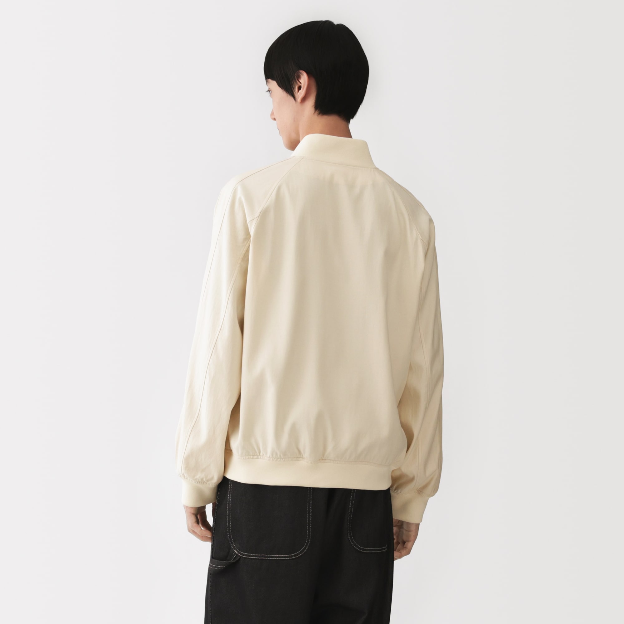 紳士　レーヨンコットン　ショートブルゾン