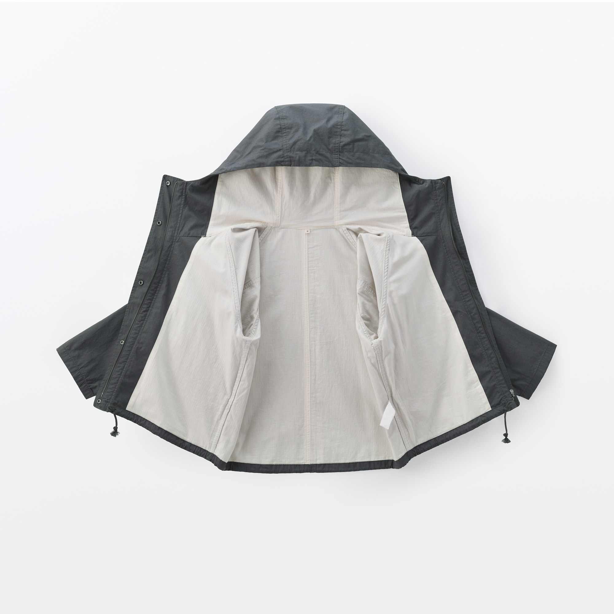 婦人　コットンライトキャンバス　フードブルゾン