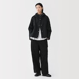 婦人　コットンライトキャンバス　フードブルゾン