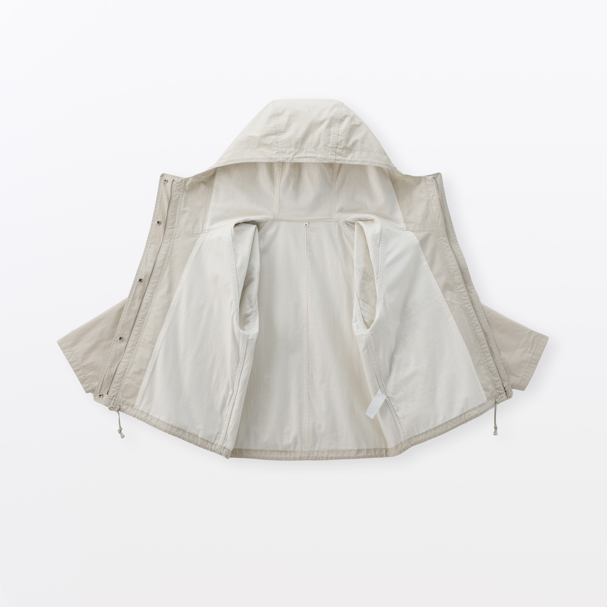 婦人　コットンライトキャンバス　フードブルゾン