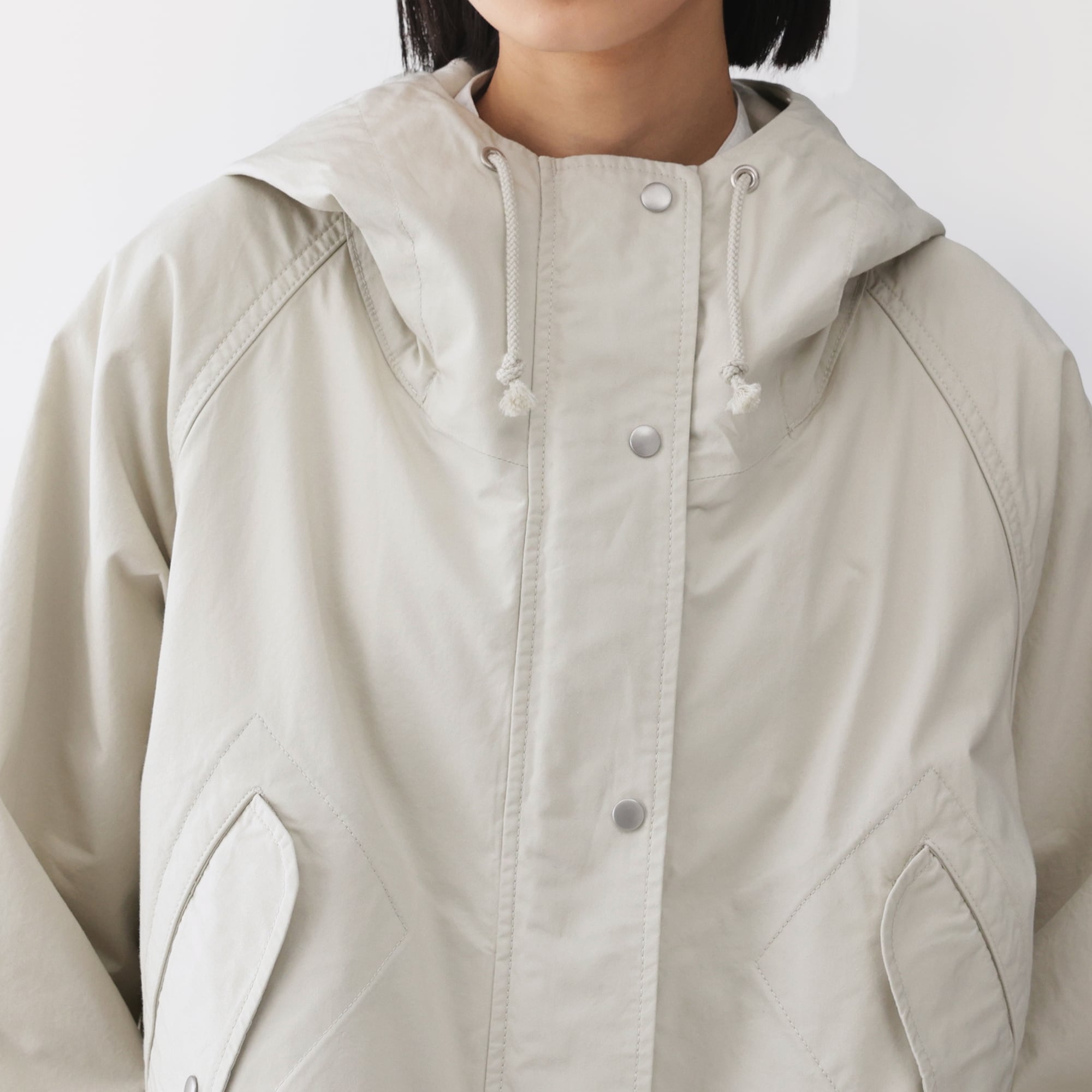 婦人 コットンライトキャンバス フードブルゾン | 無印良品