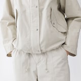 婦人　コットンライトキャンバス　フードブルゾン