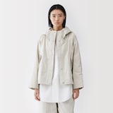 婦人　コットンライトキャンバス　フードブルゾン