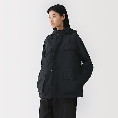 婦人　天然素材を原料に染色したワークブルゾン