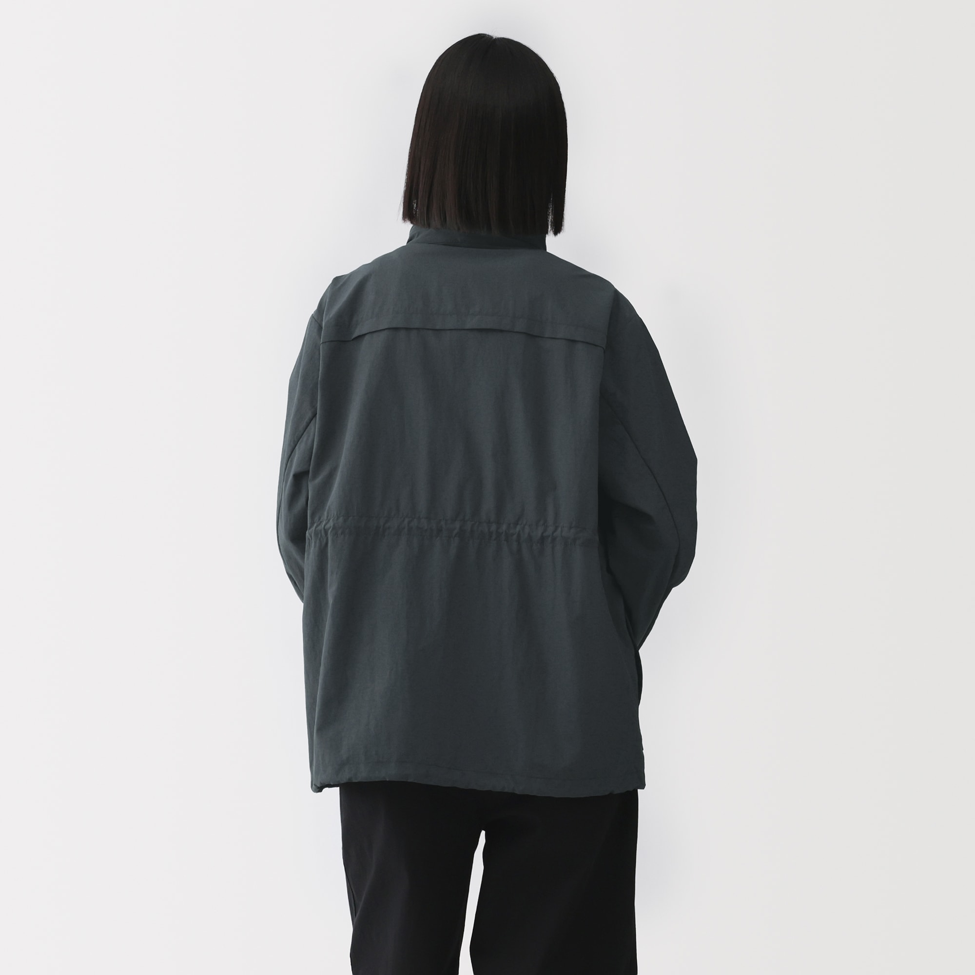 婦人　天然素材を原料に染色したワークブルゾン