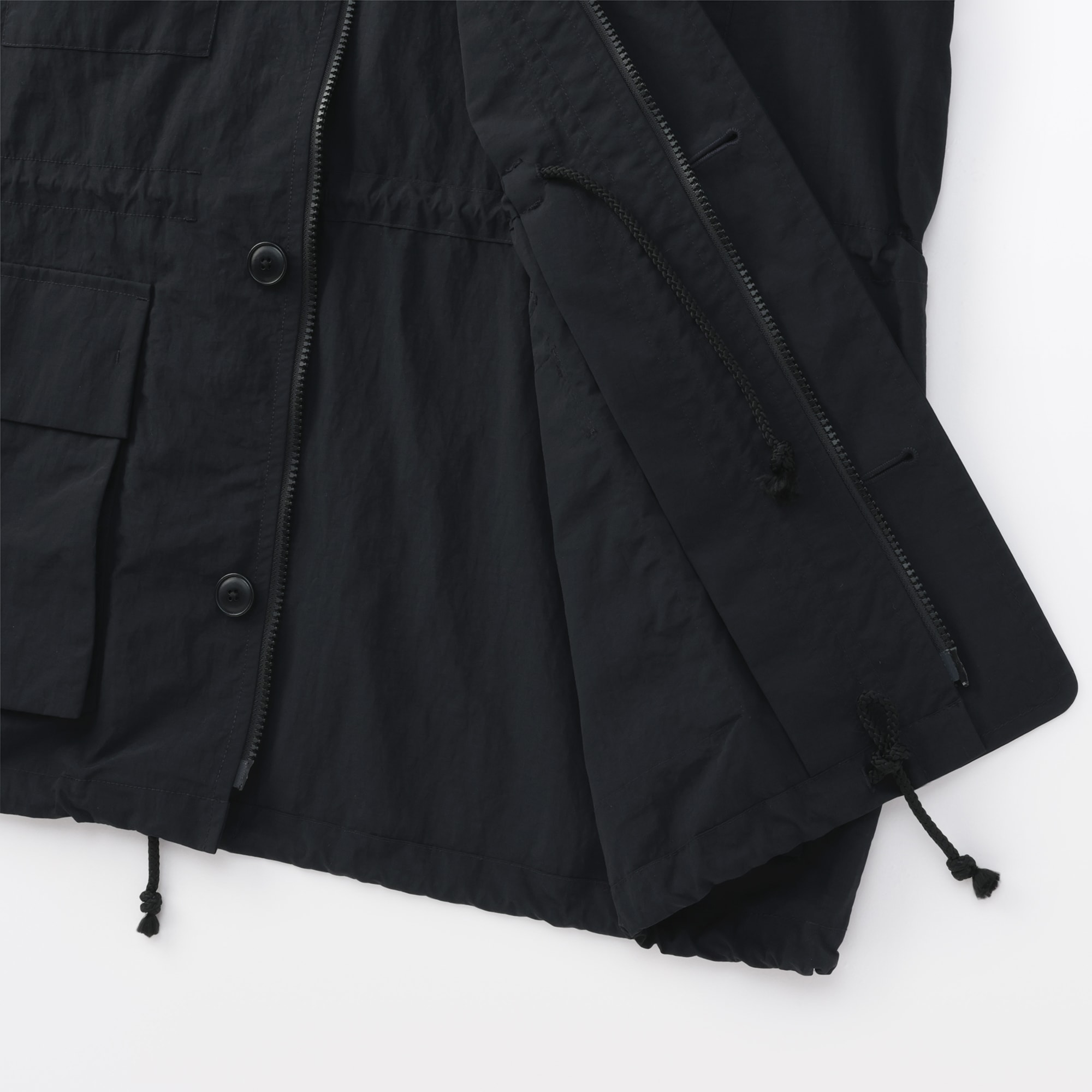 婦人　天然素材を原料に染色したワークブルゾン