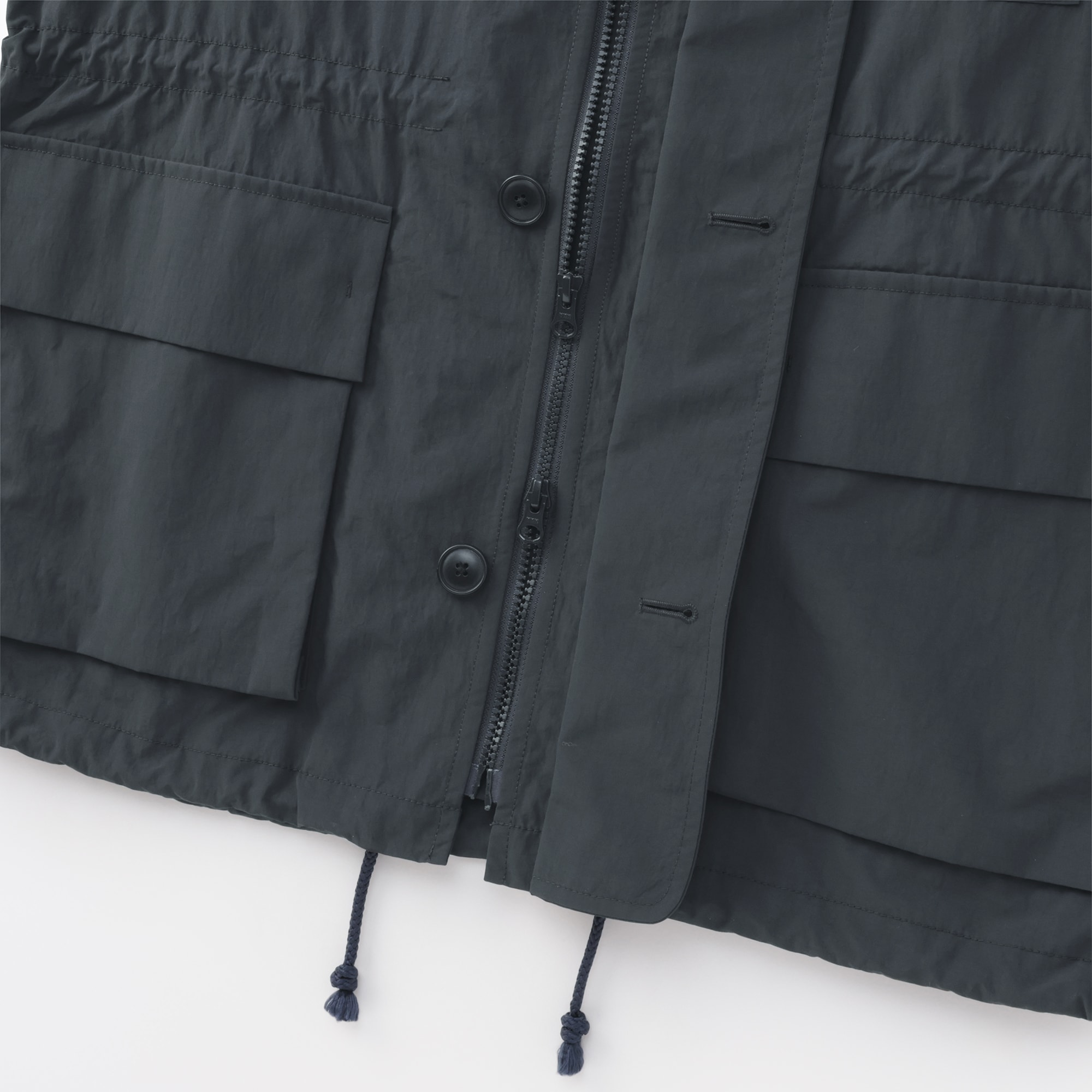 婦人　天然素材を原料に染色したワークブルゾン