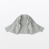 婦人　リネンコットンヘリンボーンショートジャケット