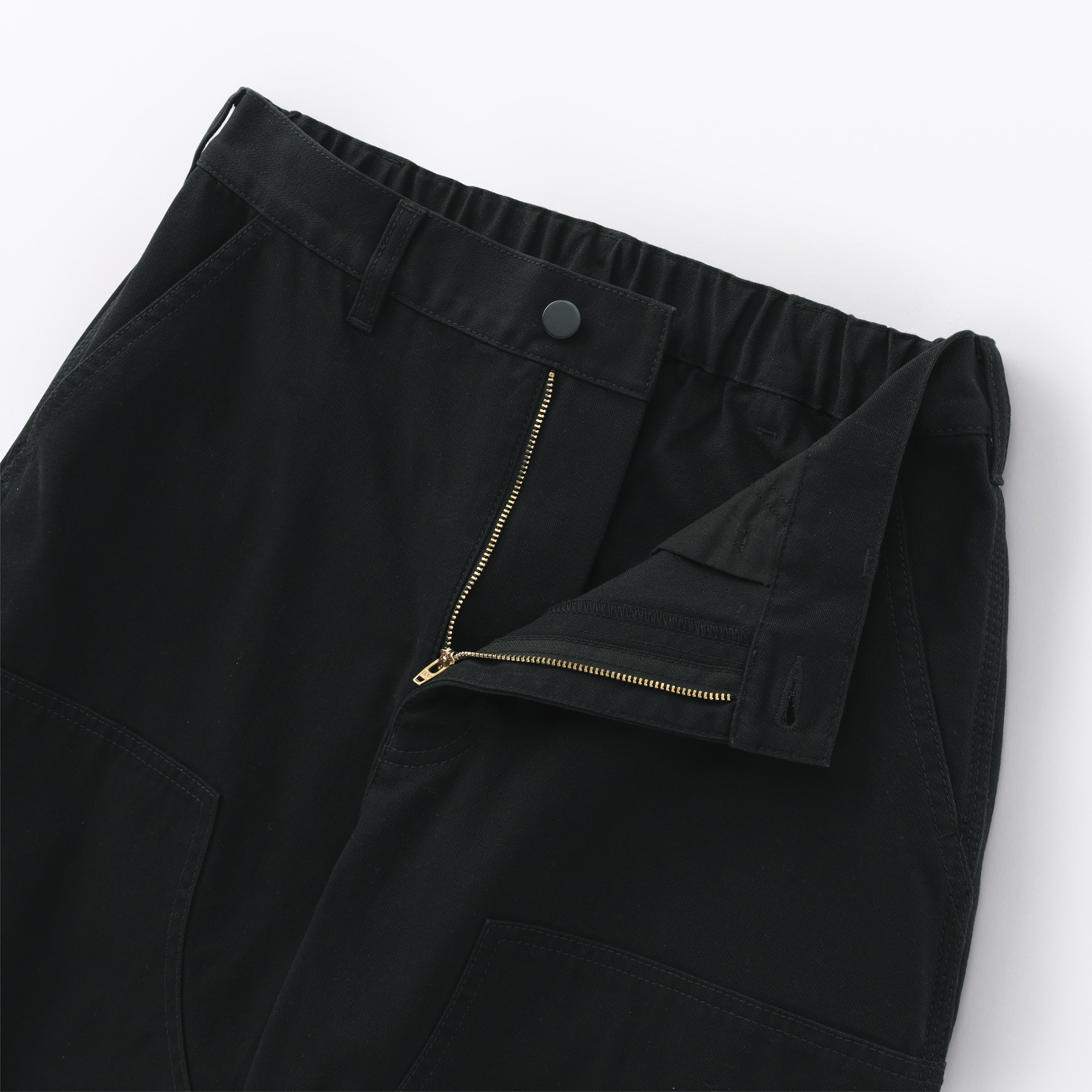 紳士　コットンキャンバス　ダブルニーパンツ