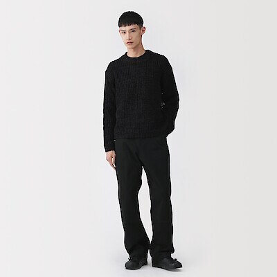 新品！ムジラボ　コットンミラノリブニットイージーパンツ　muji labo 紳士 コットンミラノリブニットイージーパンツ | 無印良品