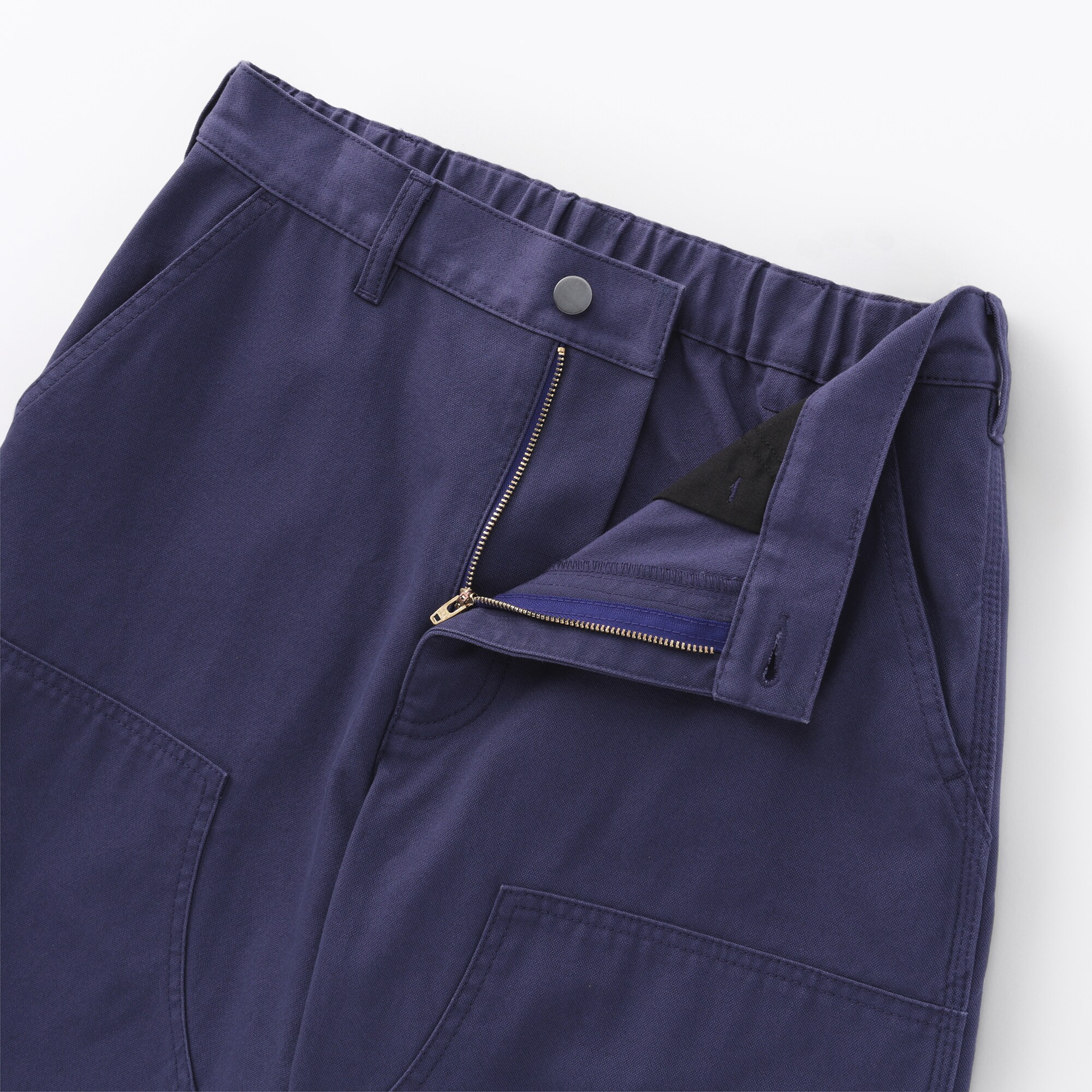 紳士 コットンキャンバス ダブルニーパンツ | 無印良品