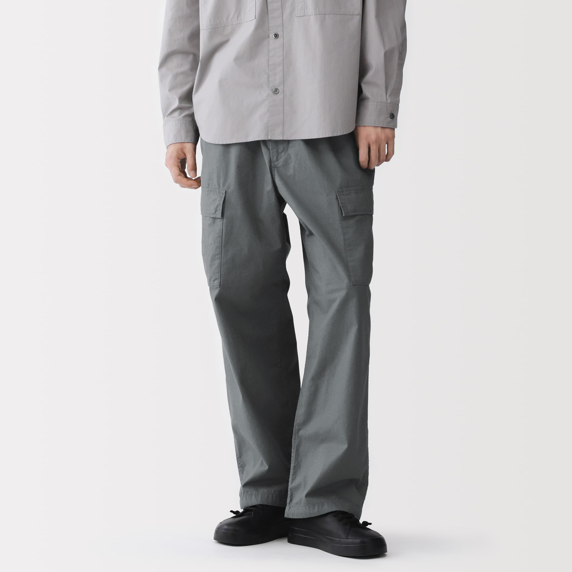 紳士　コットンライトキャンバス　イージーカーゴパンツ