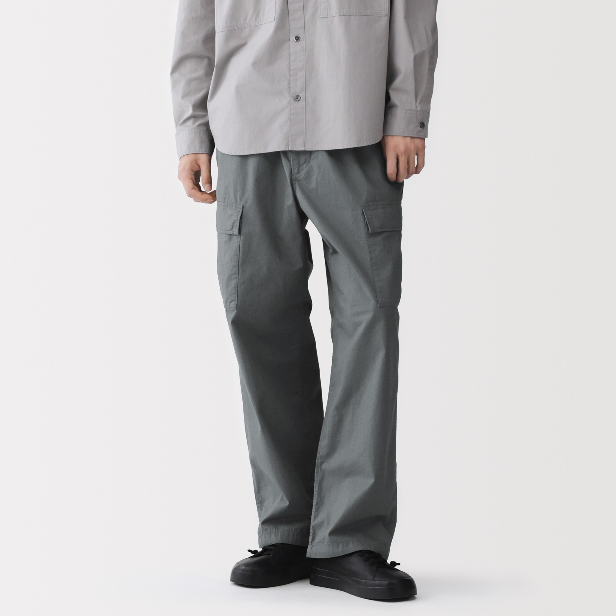 紳士　コットンライトキャンバス　イージーカーゴパンツ