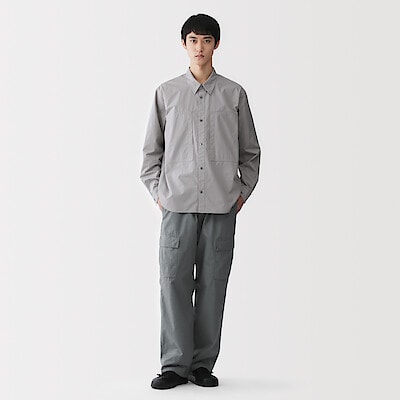 紳士　コットンライトキャンバス　イージーカーゴパンツ