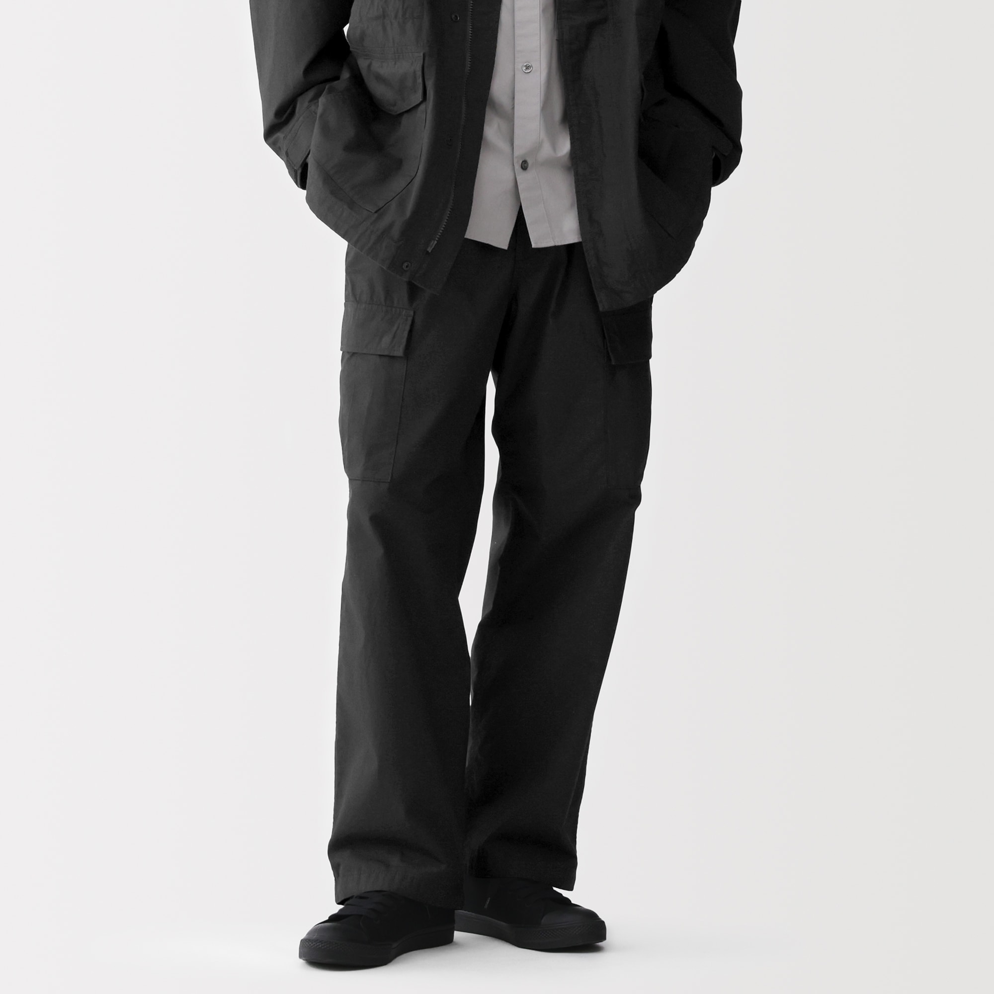 紳士　コットンライトキャンバス　イージーカーゴパンツ