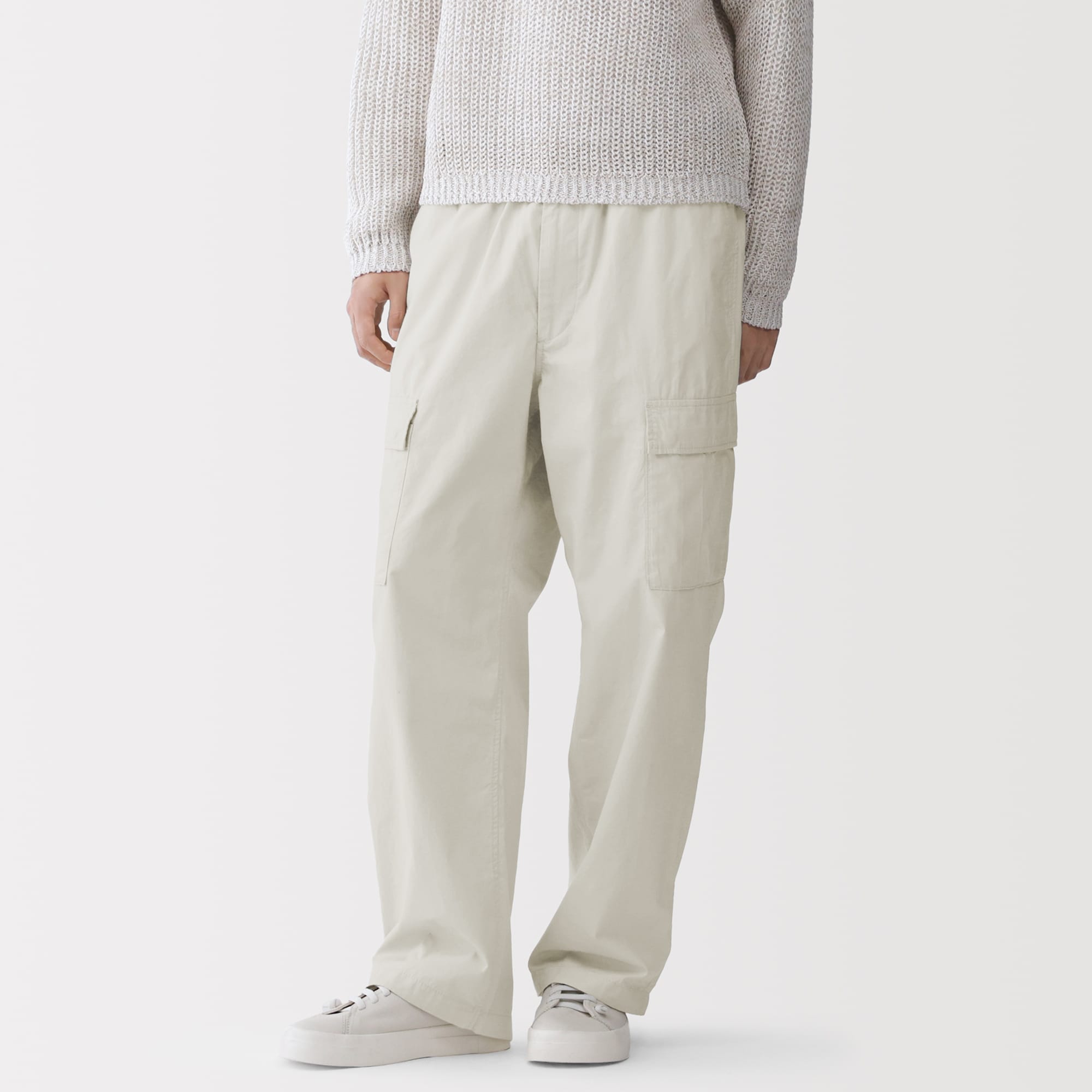 紳士　コットンライトキャンバス　イージーカーゴパンツ