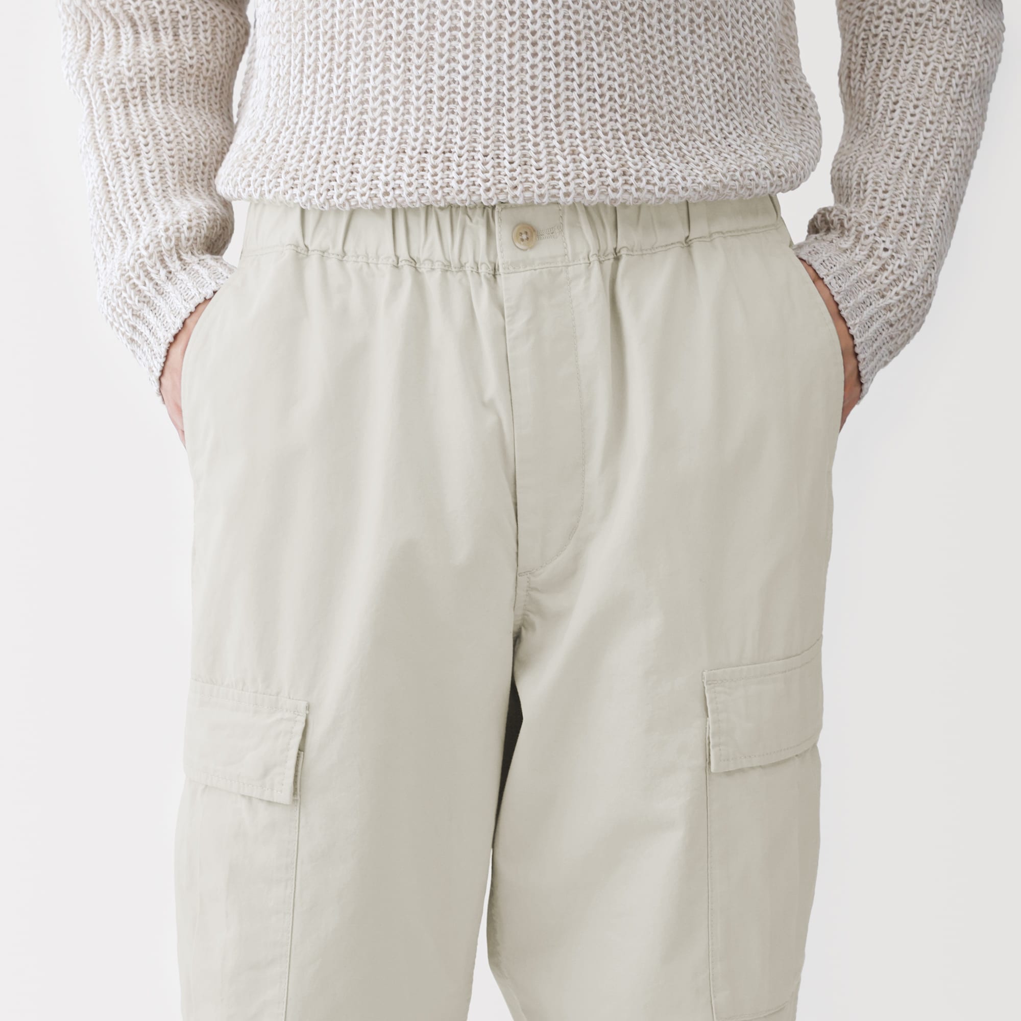 紳士　コットンライトキャンバス　イージーカーゴパンツ