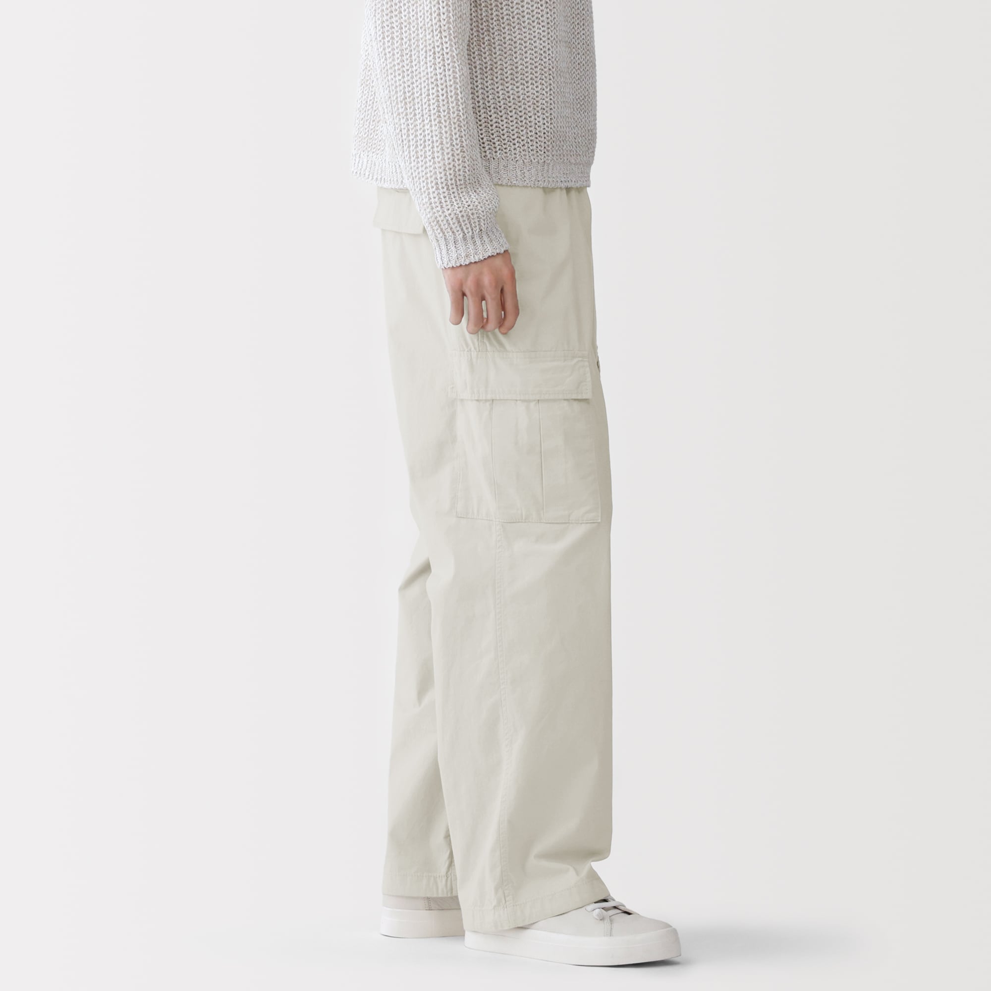 紳士 コットンライトキャンバス イージーカーゴパンツ | 無印良品