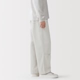 紳士　再生コットンダブルニーパンツ