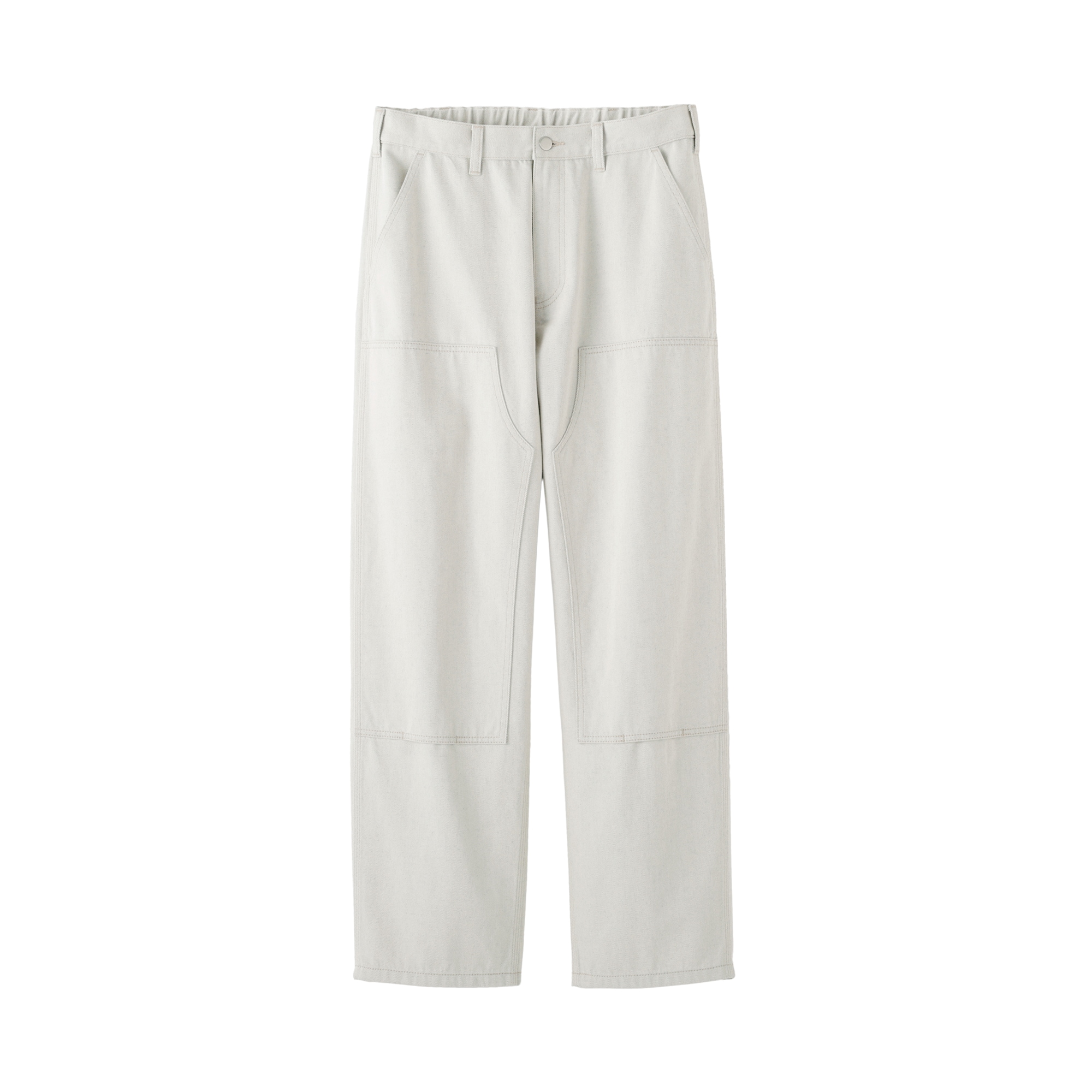 紳士　再生コットンダブルニーパンツ