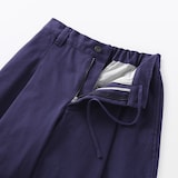 婦人　コットンキャンバス　タックバレルパンツ