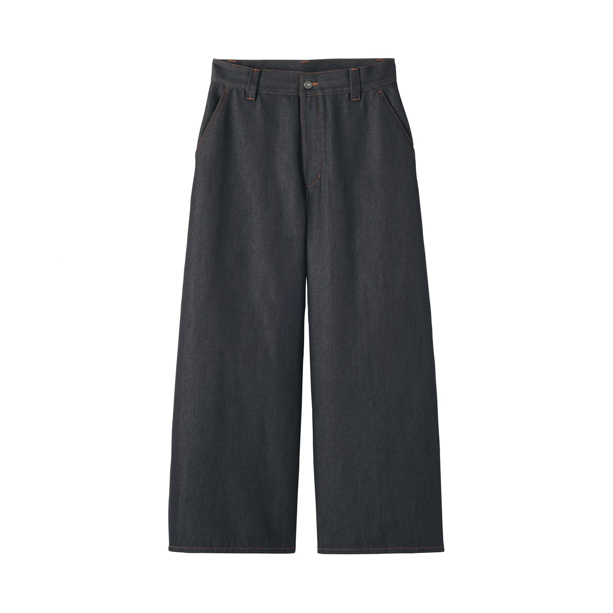 ニア様【✨新品✨】MUJI labo◎婦人　再生ポリエステル　デニムバレルパンツ 婦人 再生ポリエステルデニムバレルパンツ | 無印良品