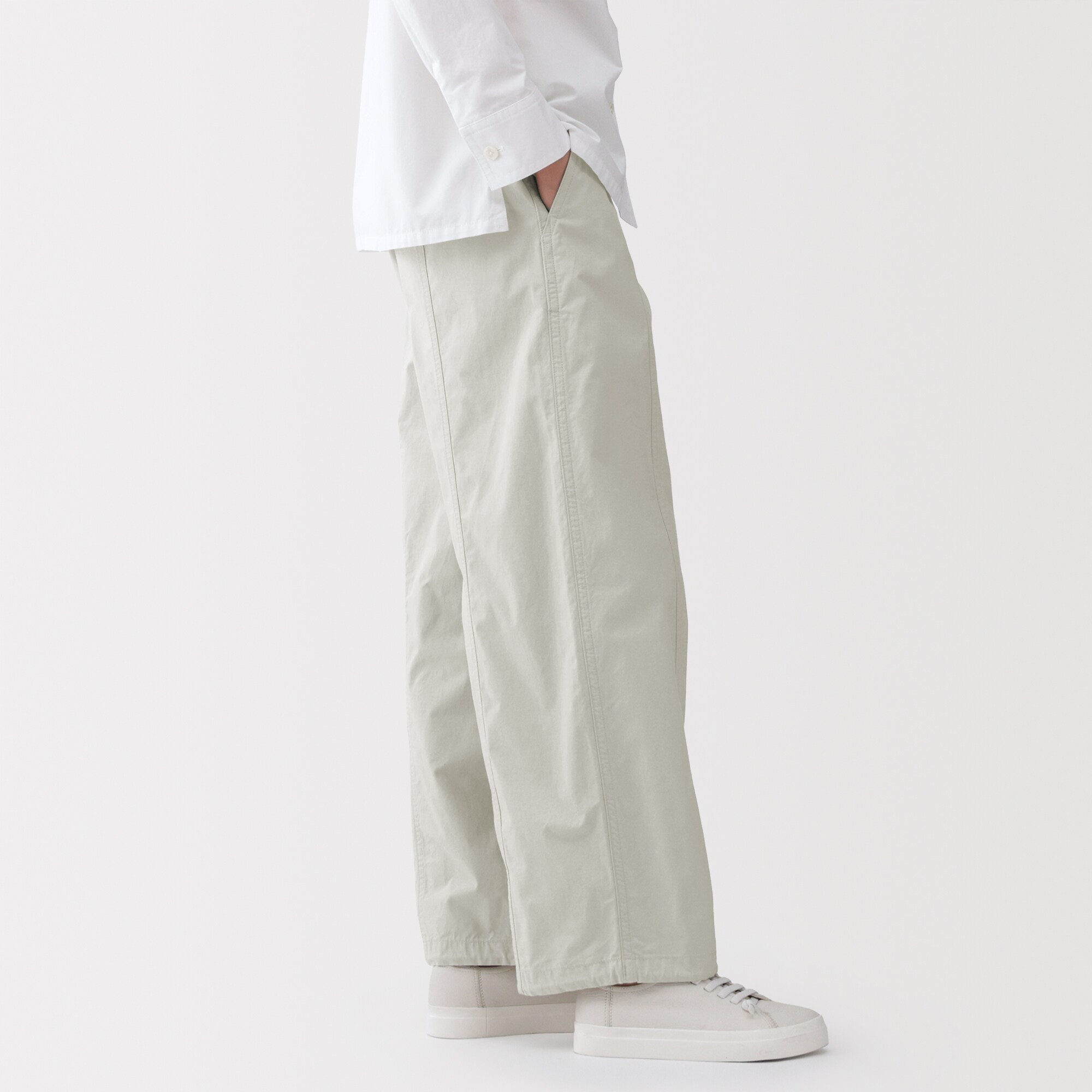 婦人 コットンライトキャンバス ドローストリングパンツ | 無印良品