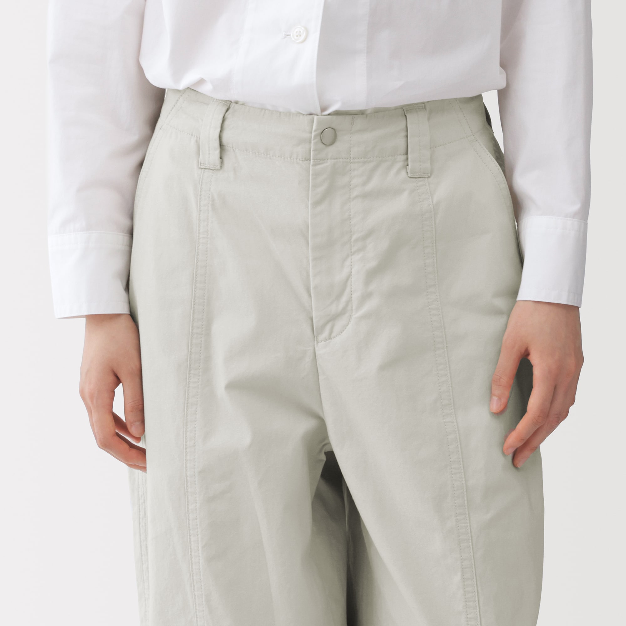 婦人　コットンライトキャンバス　ドローストリングパンツ