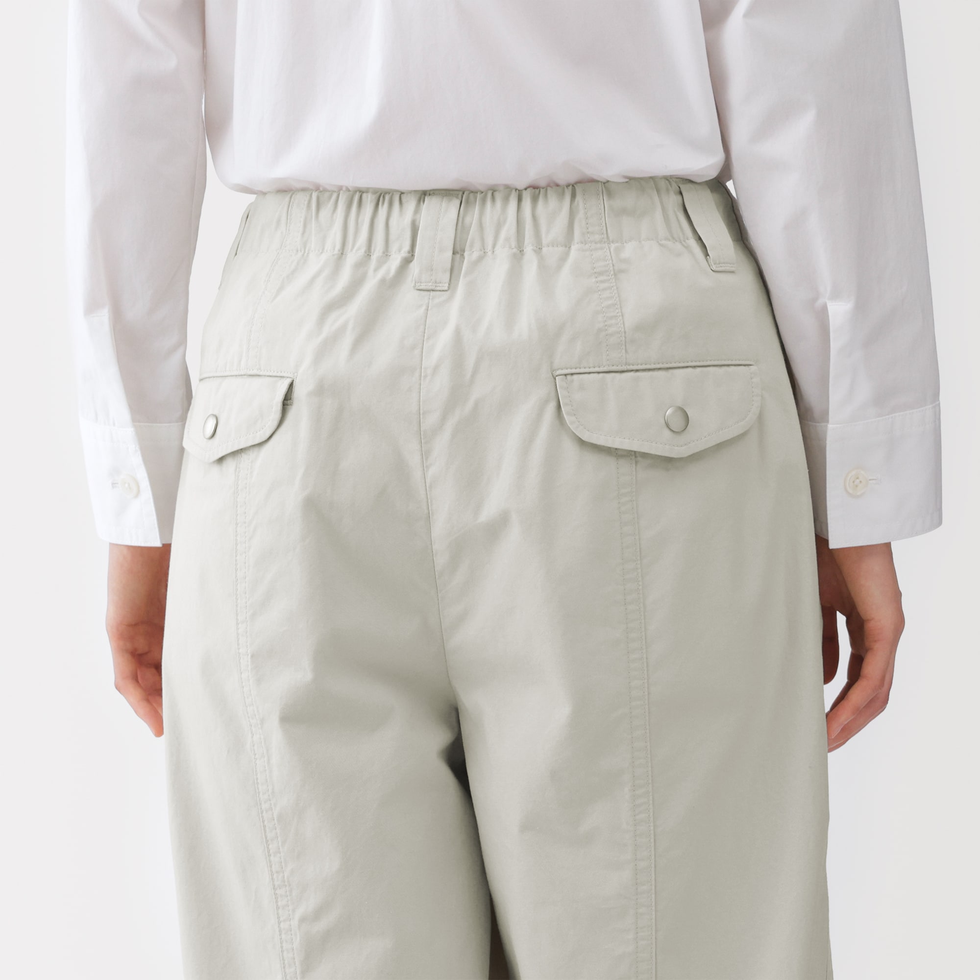 婦人　コットンライトキャンバス　ドローストリングパンツ