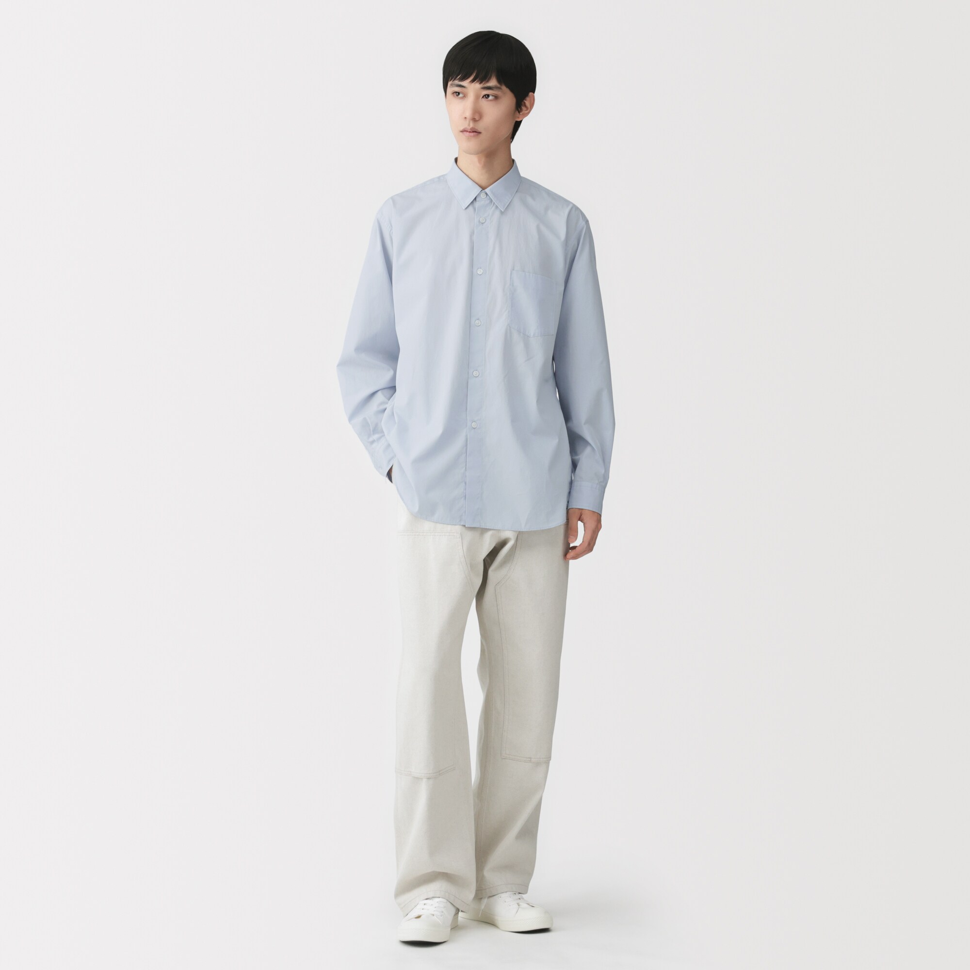 紳士 ポプリンレギュラーカラーシャツ | 無印良品