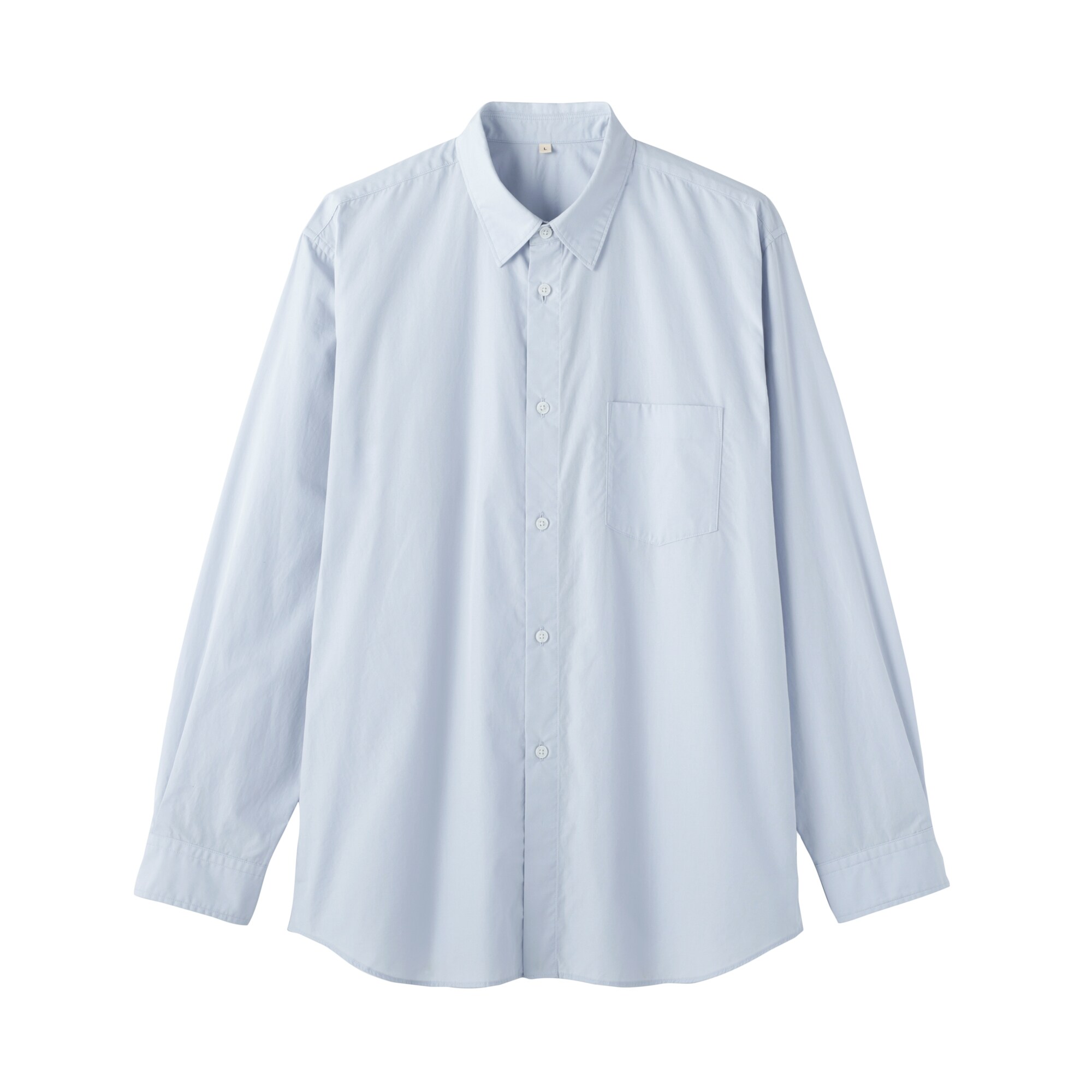 紳士　ポプリンレギュラーカラーシャツ