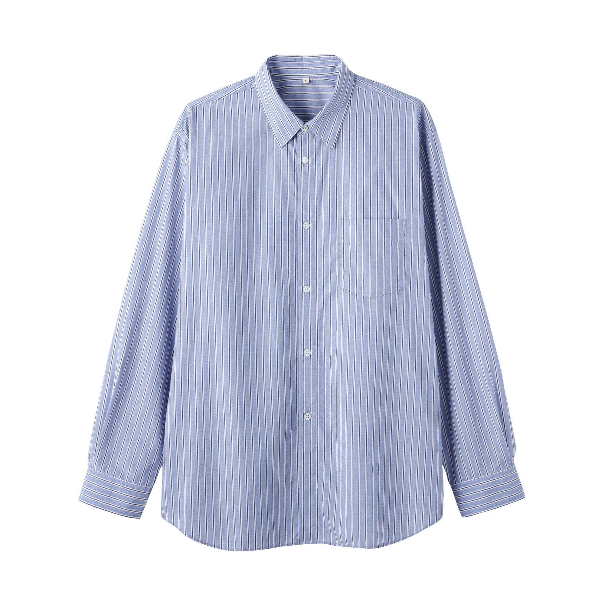 紳士　ポプリンレギュラーカラーシャツ