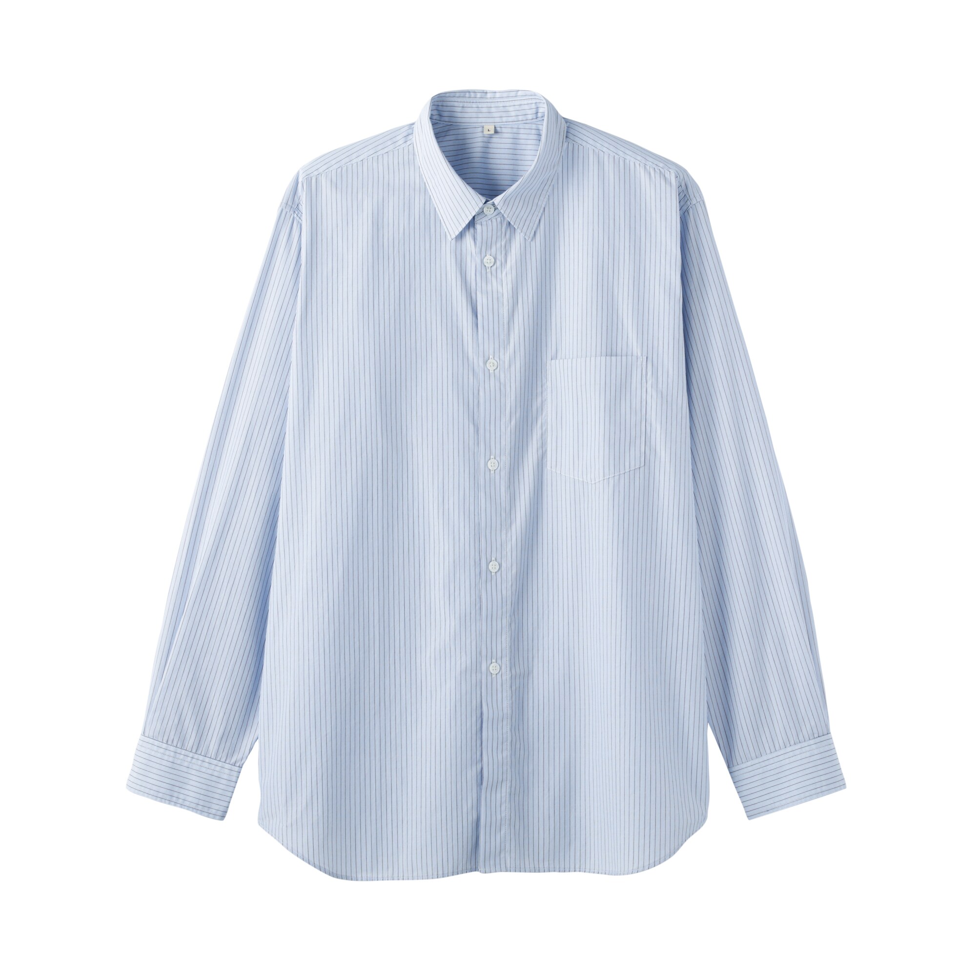 紳士　ポプリンレギュラーカラーシャツ