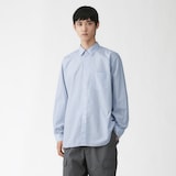 紳士　ポプリンレギュラーカラーシャツ