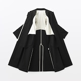 婦人　高密度コットンシングルブレストコート