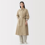 婦人　高密度コットンシングルブレストコート