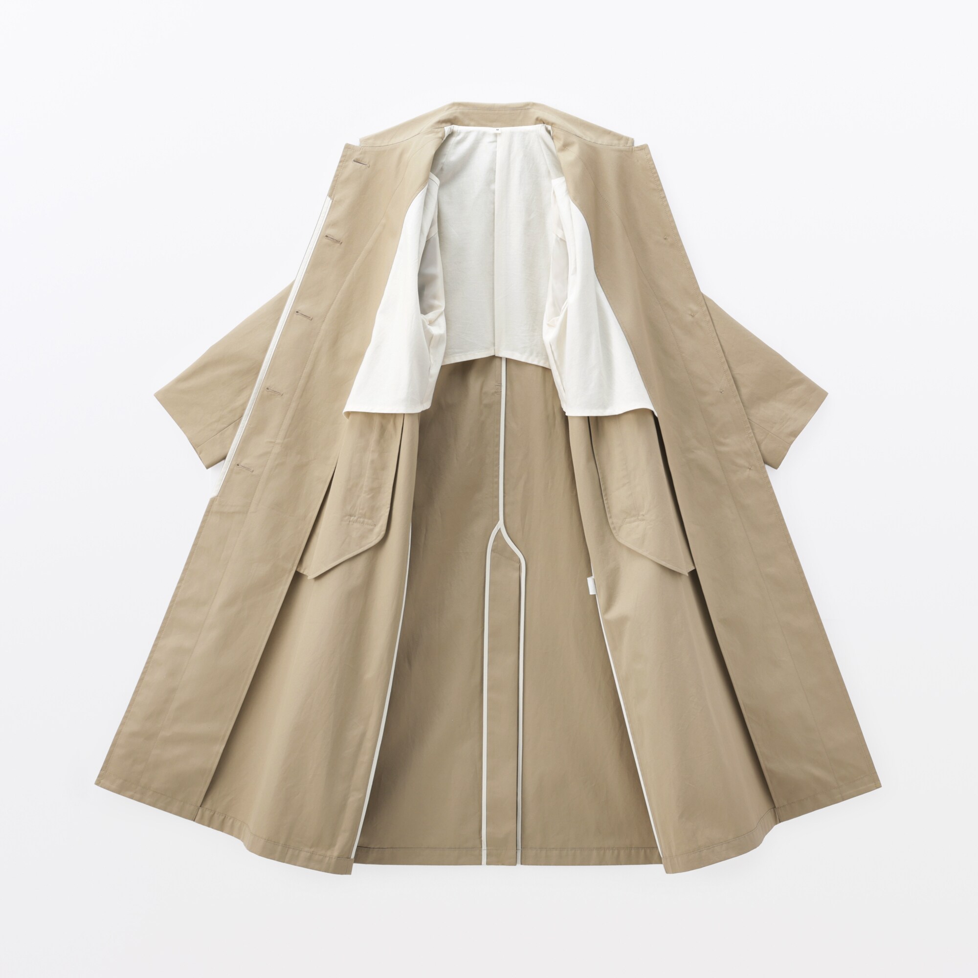 婦人　高密度コットンシングルブレストコート