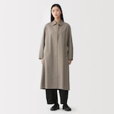 婦人　高密度コットンシングルブレストコート