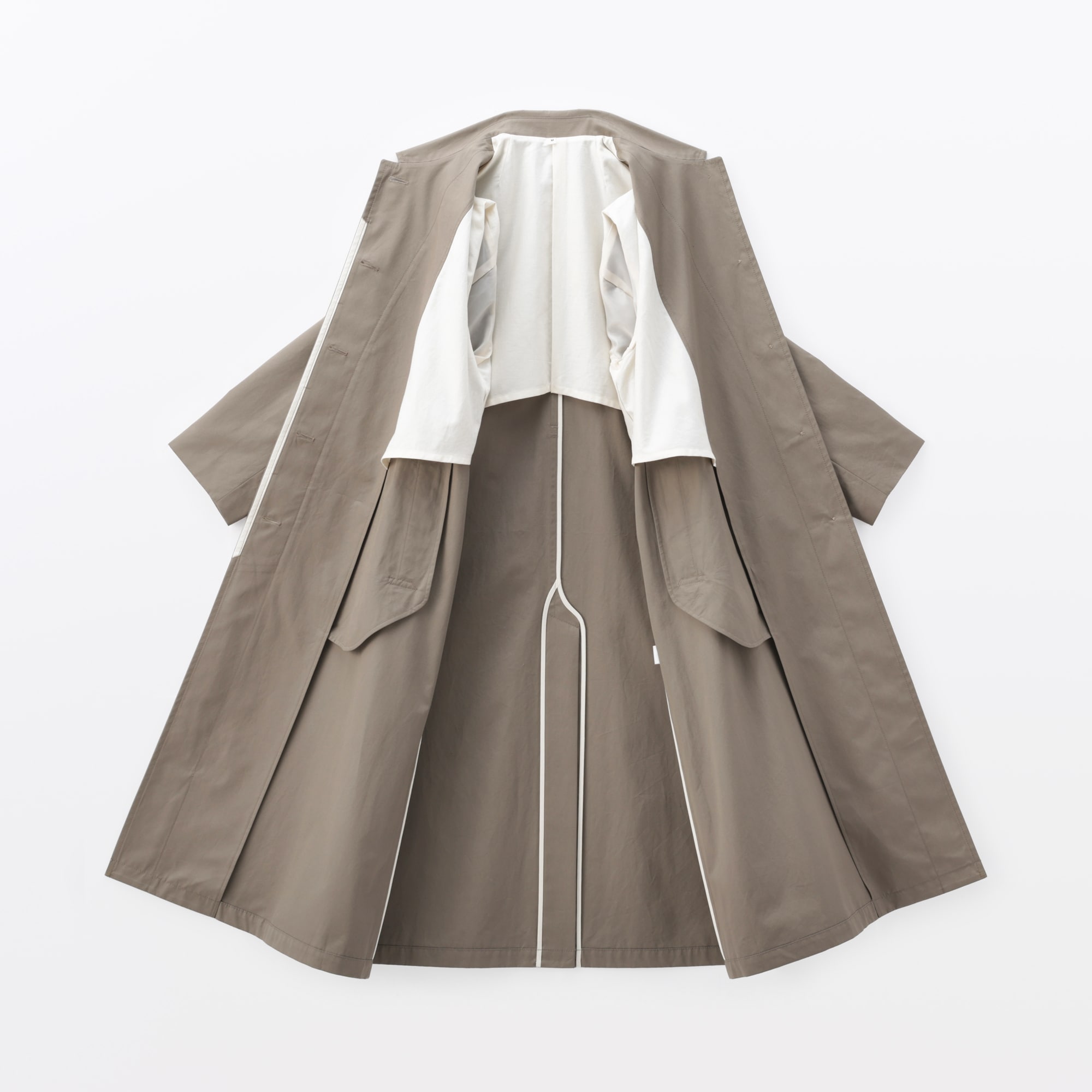 婦人　高密度コットンシングルブレストコート