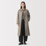 婦人　高密度コットンシングルブレストコート