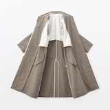 婦人　高密度コットンシングルブレストコート