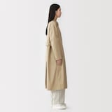 婦人　高密度コットンシングルブレストコート