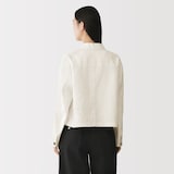 婦人　太番手リネンジャケット