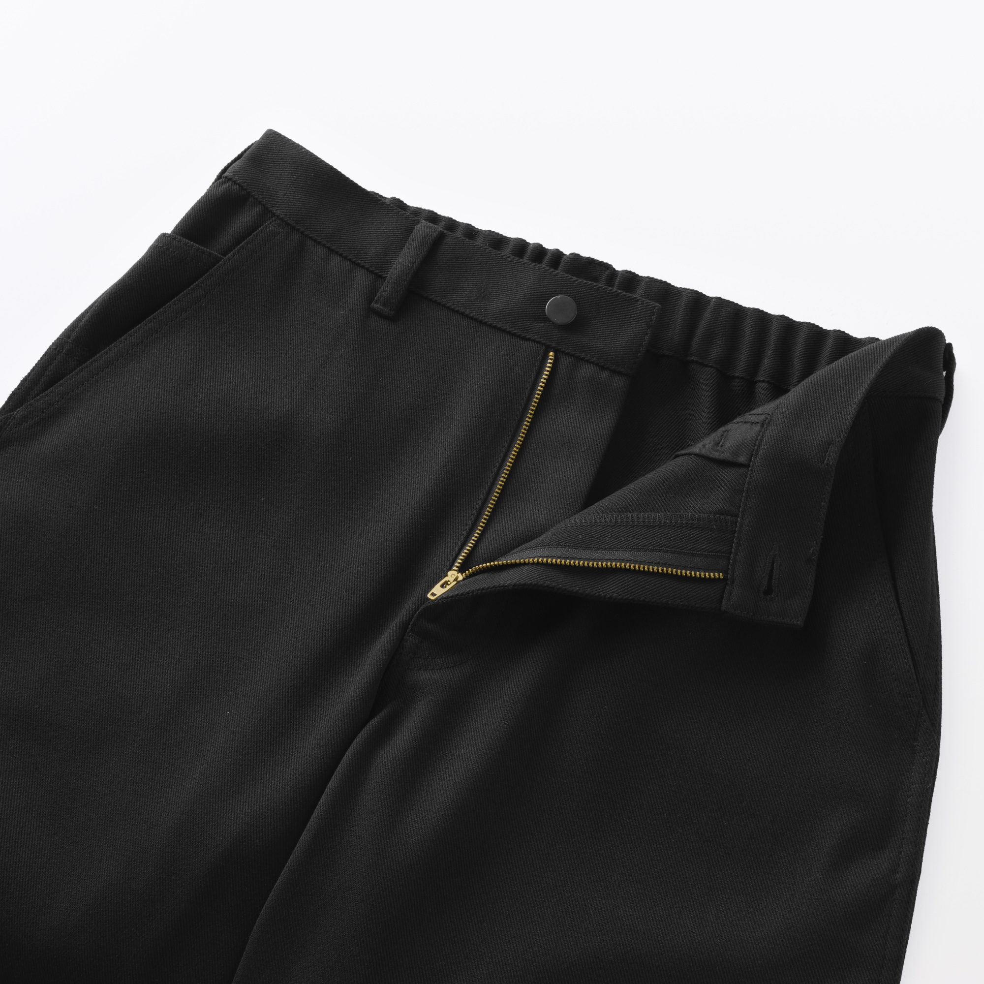 新品未 MUJIlabo 再生ポリエステル デニムワークパンツ ダークネイビー