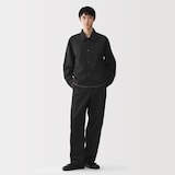 紳士　再生ポリエステルデニムワークパンツ